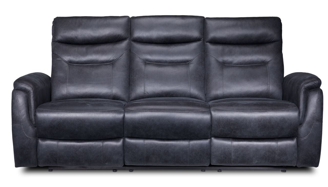 Sicily Reclining Sofa- Grey