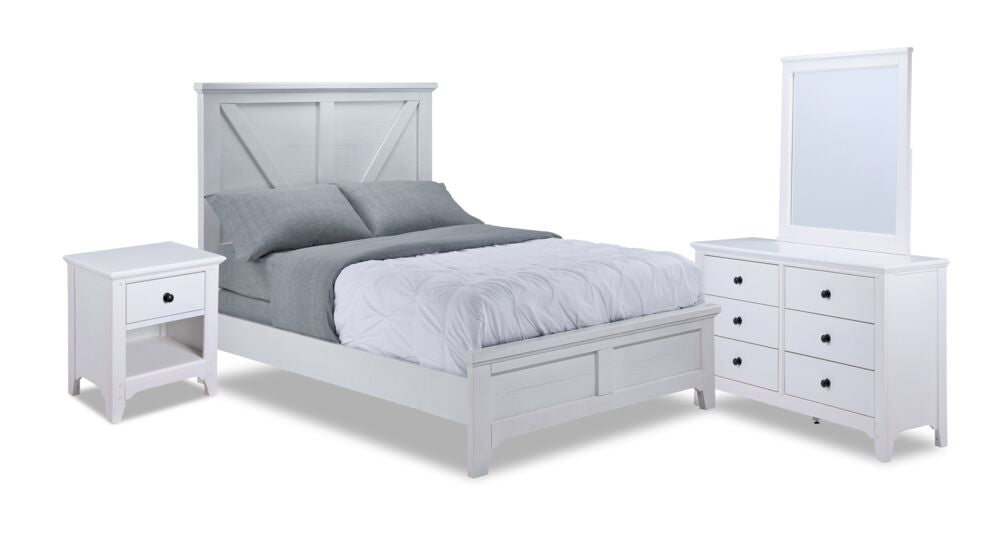 Tahoe 6-piece Full Bedroom Package - Sea Shell