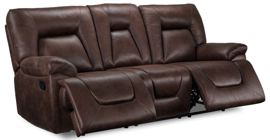 Texas Reclining Sofa- Chocolate