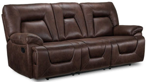 Texas Reclining Sofa- Chocolate