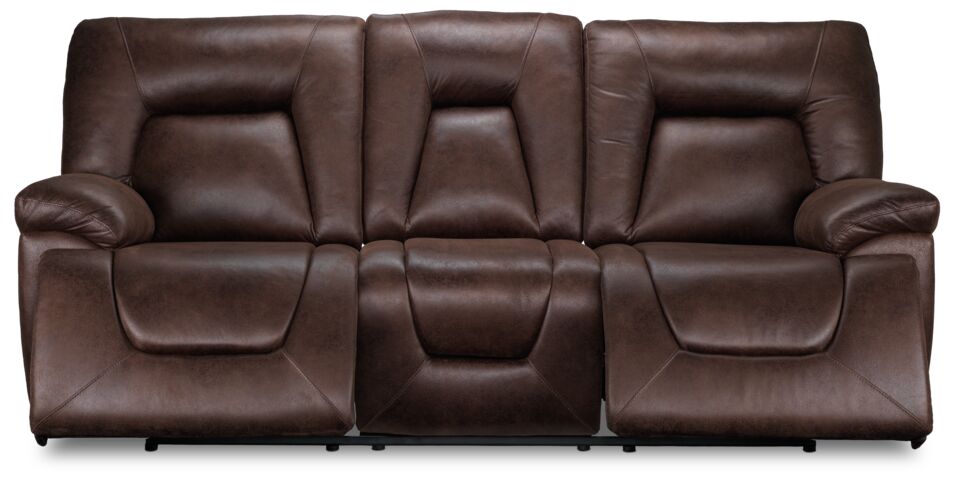 Texas Reclining Sofa- Chocolate
