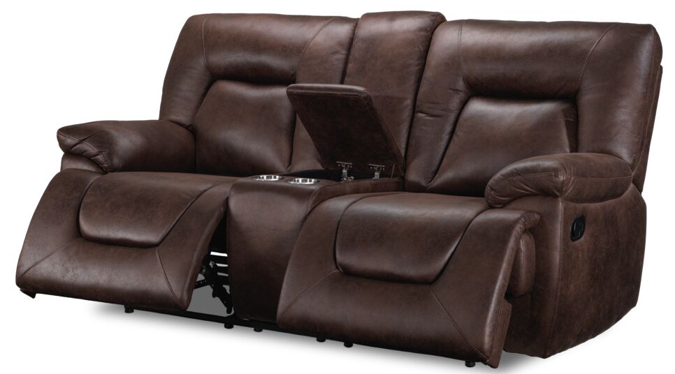 Texas Reclining Loveseat- Chocolate