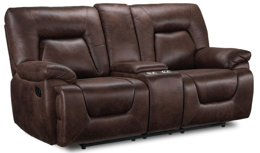 Texas Reclining Loveseat- Chocolate