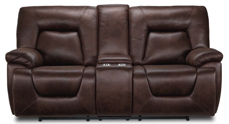Texas Reclining Loveseat- Chocolate