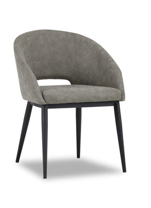 Thatcher Armchair - Black, Antique Grey