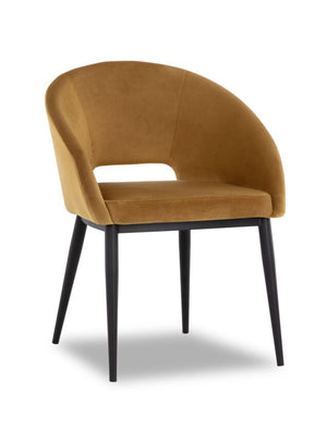 Thatcher Armchair - Black, Gold Sky