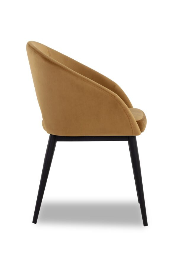 Thatcher Armchair - Black, Gold Sky