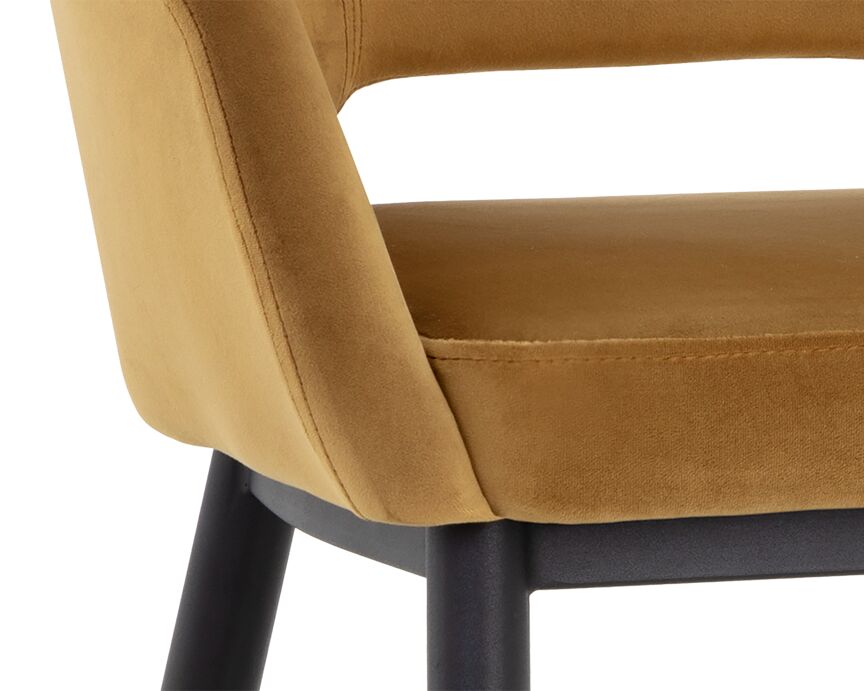 Thatcher Armchair - Black, Gold Sky
