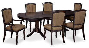 Thoreaux 7-Piece Dining Room Set - Dark Cherry