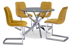 Tina II 5-Piece Dining Set - Maze