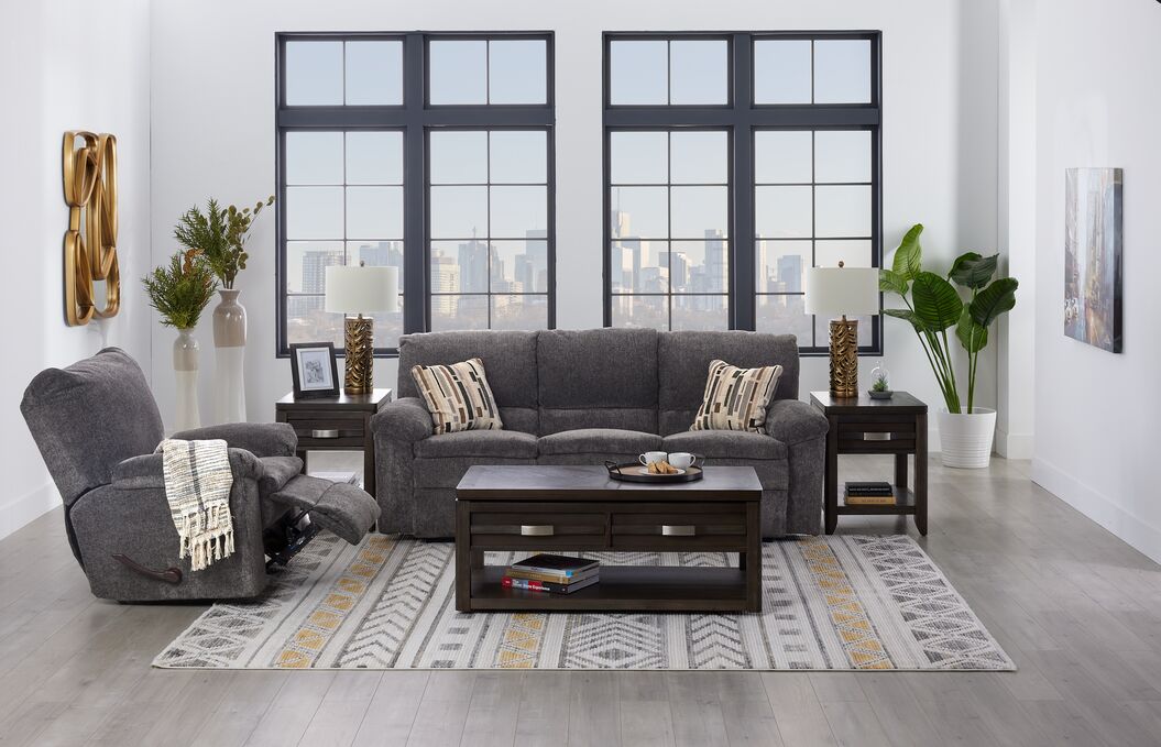 Manila Lift-Top Coffee Table - Grey