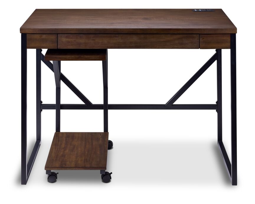 Tucker Desk - Brown, Black