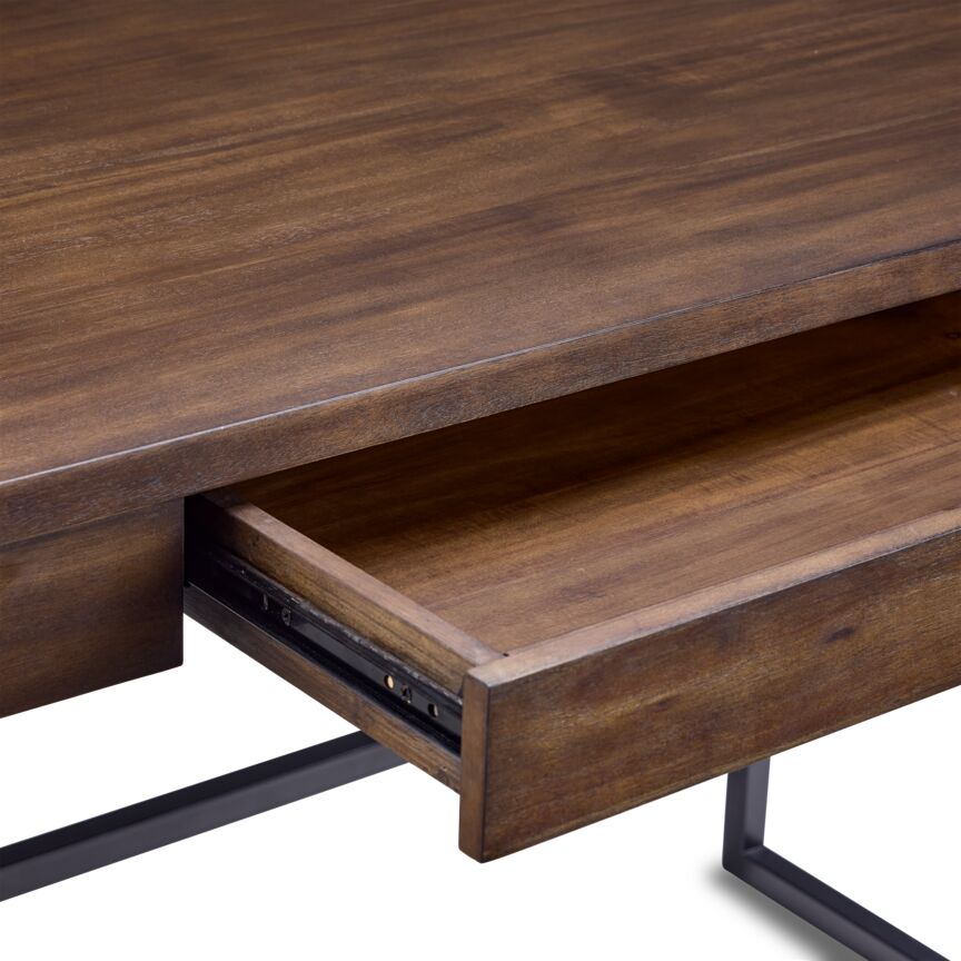 Tucker Desk - Brown, Black