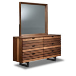 Urban 6 Drawer Dresser - Brown