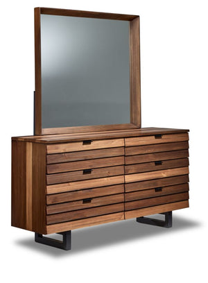 Urban 6 Drawer Dresser - Brown