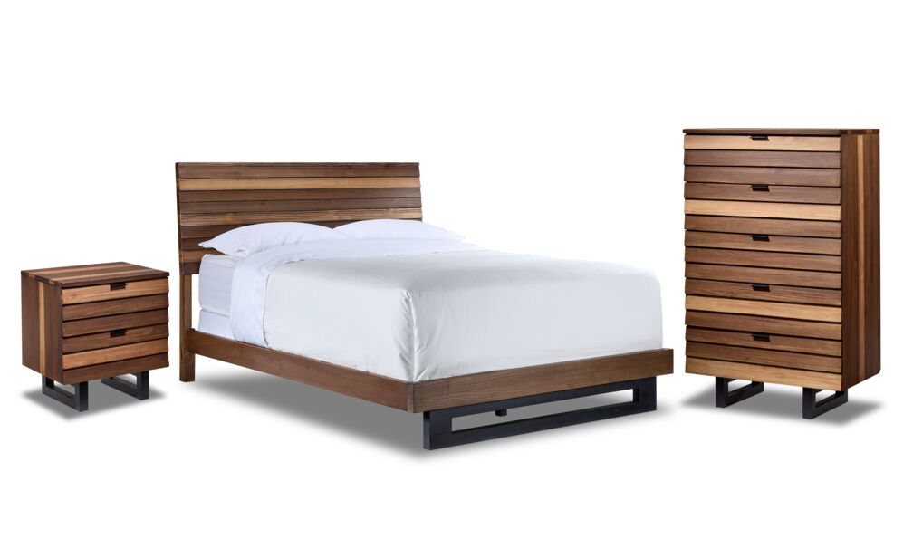 Urban 5-Piece Queen Bedroom Package - Brown