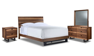Urban 6-Piece Queen Bedroom Package - Brown