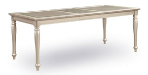 Viola Extendable Dining Table - Silver