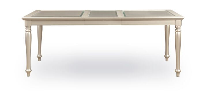 Viola Extendable Dining Table - Silver