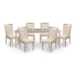 Viola 7-Piece Dining Set - Silver
