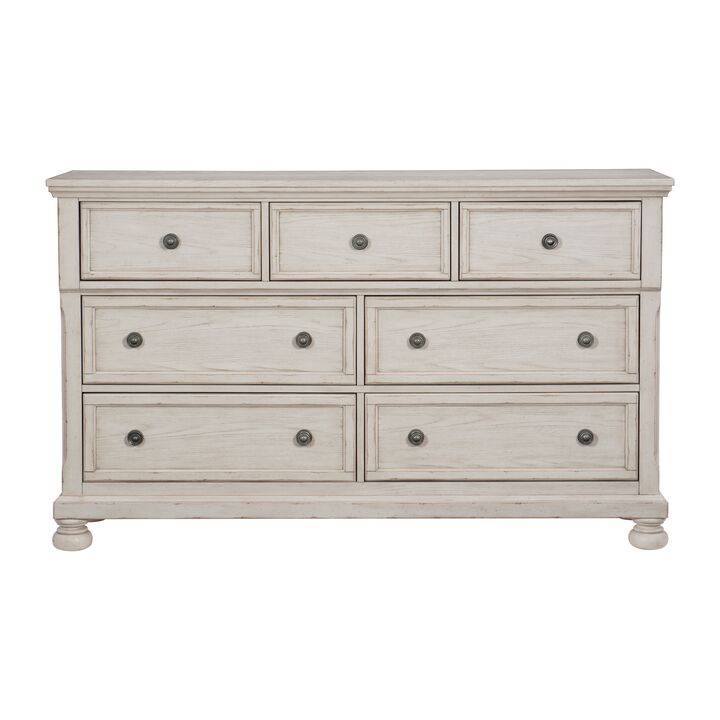 Windchester 6-Piece Queen Storage Bedroom Set - Antique White