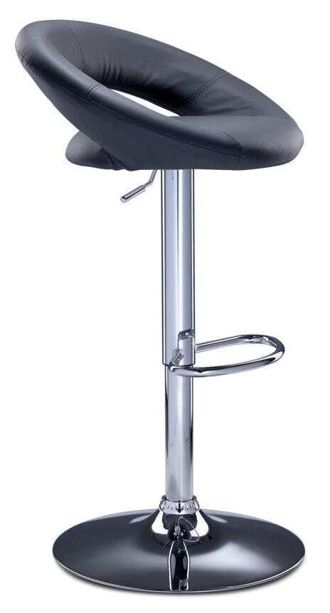 Zoe Bar Height Stool - Grey