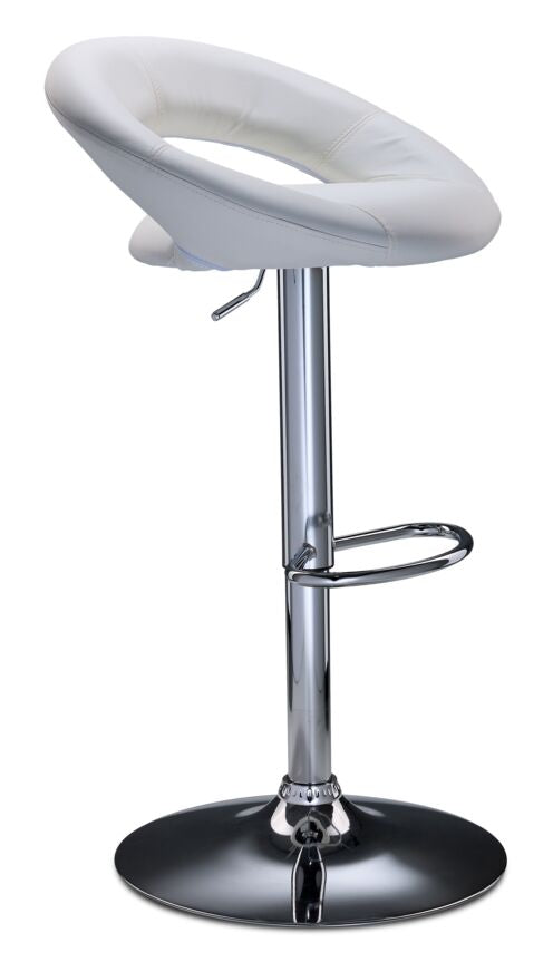 Zoe Bar Height Stool - White