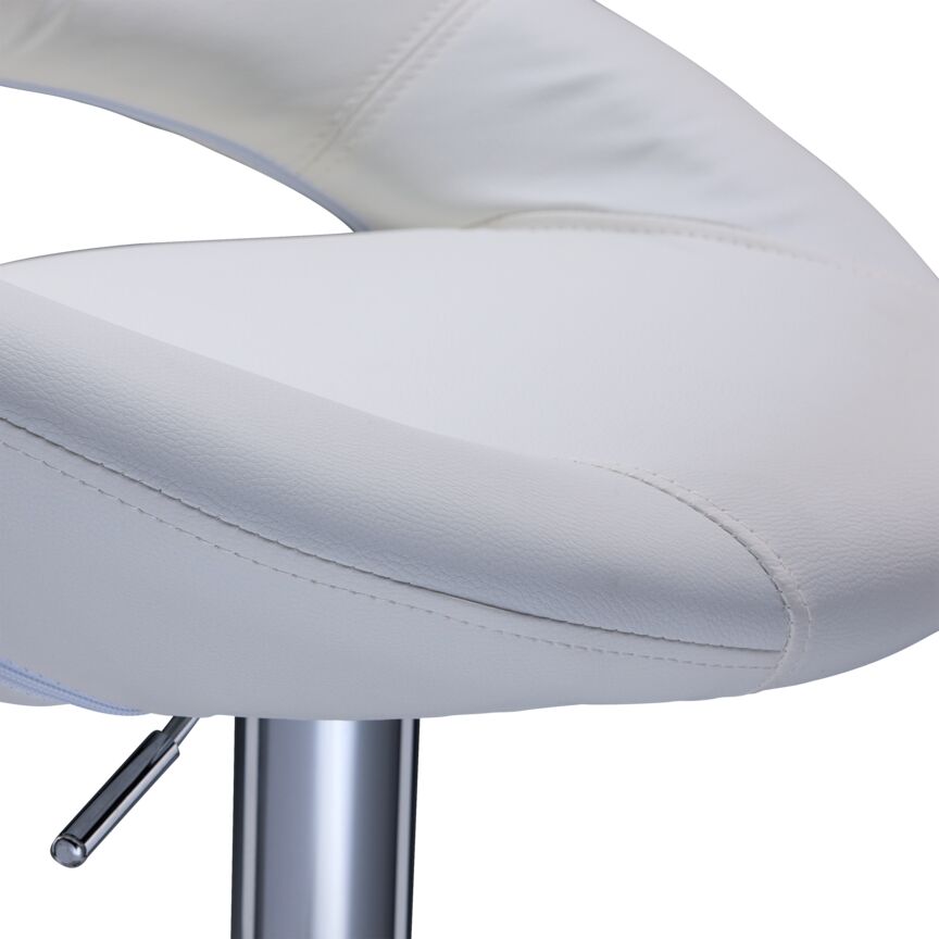 Zoe Bar Height Stool - White