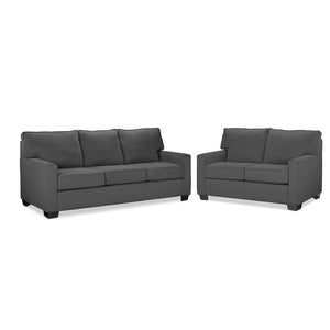 Hazel 2 Pc. Living Room Package w/ Loveseat - Pepper