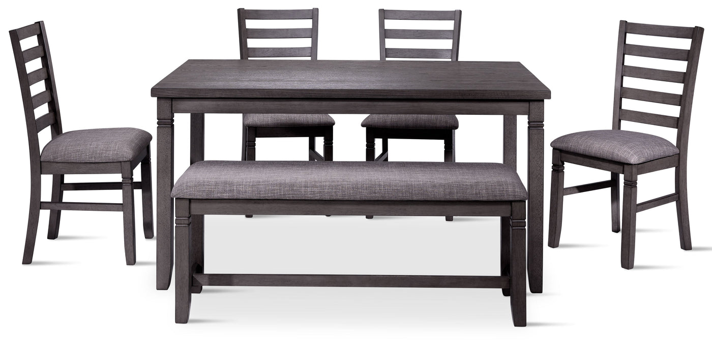 Storm 6-Piece Dining Package - Dark Grey
