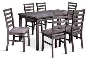 Storm 7-Piece Dining Package - Dark Grey
