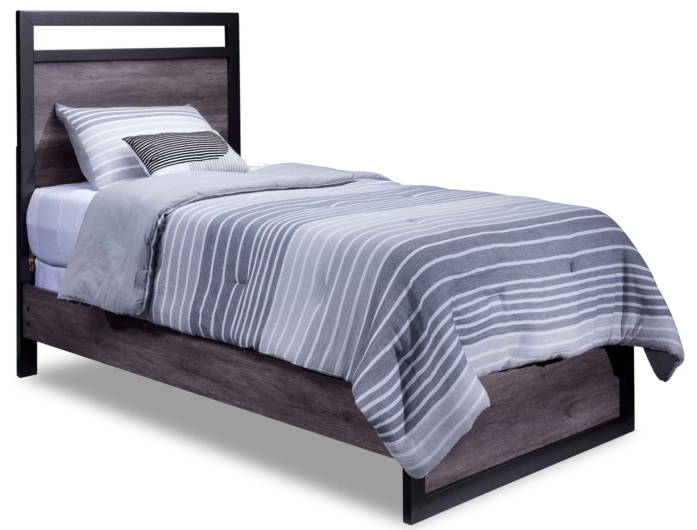 Terra 6-Piece Full Panel Bedroom Package - Grey