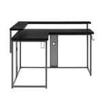 Vega L-Shape Gaming Desk - Grey and Charcoal