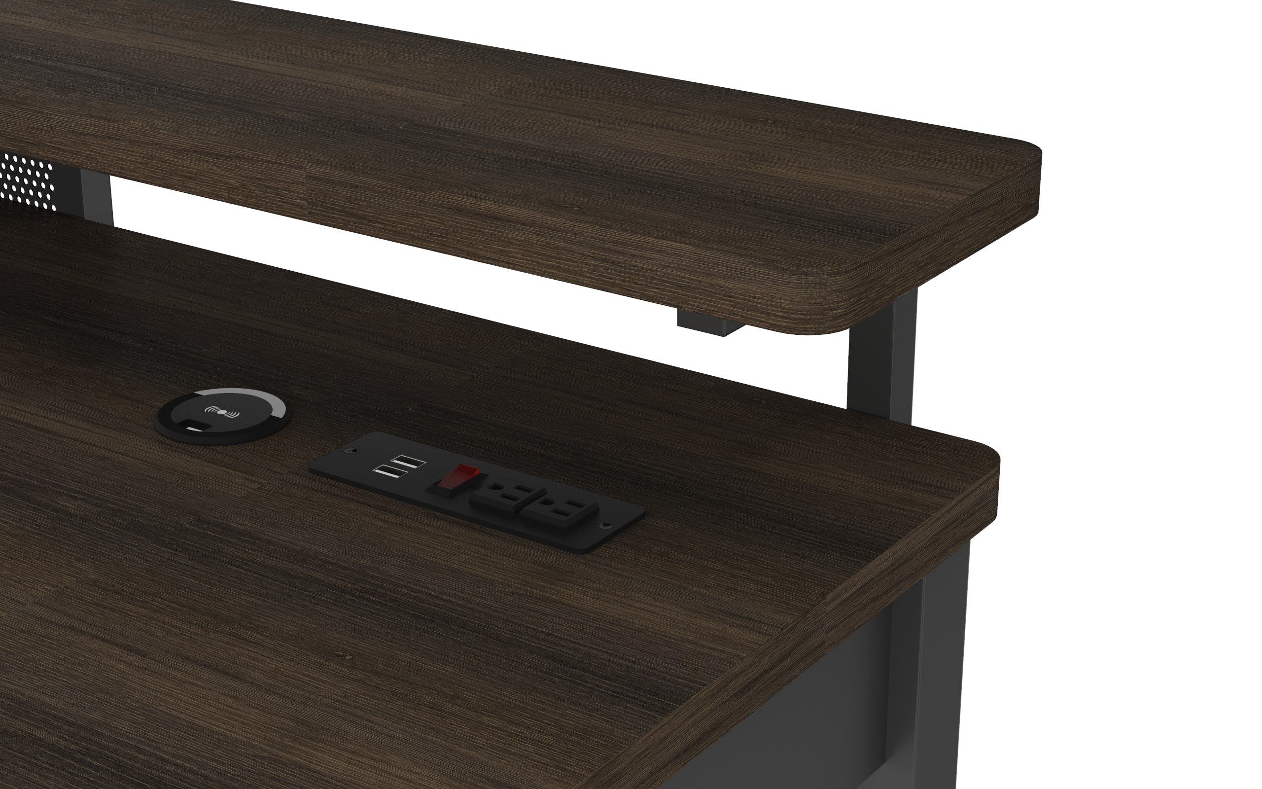Wyden Desk - Rustic Brown