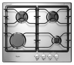 Whirlpool Stainless Steel 24" Gas Cooktop - WCG52424AS