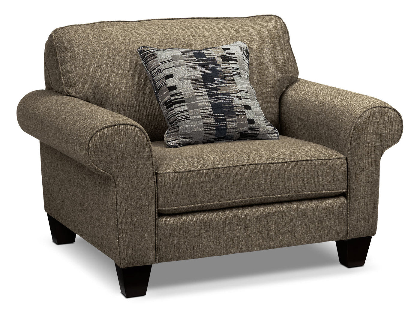 Drake Sofa, Loveseat and Chair Set - Mercury