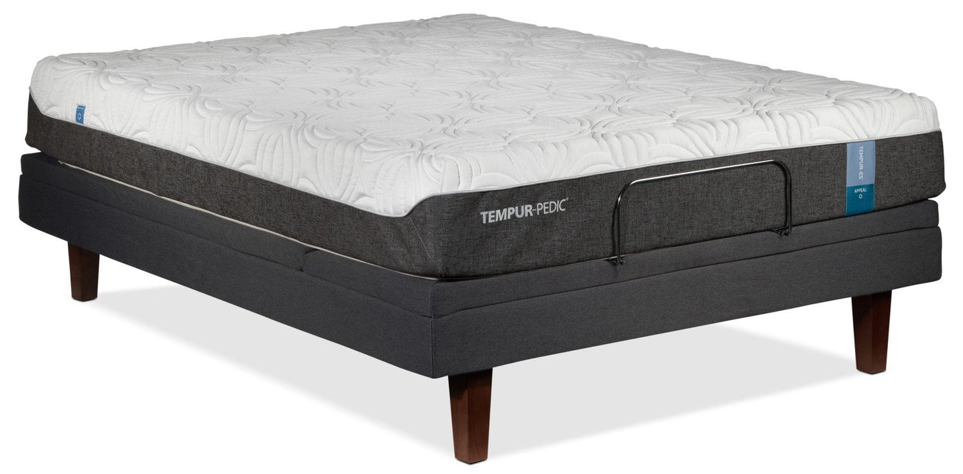 Tempur-Pedic Appeal 2.0 Cushion Firm King Mattress and Complete Adjustable Base Set