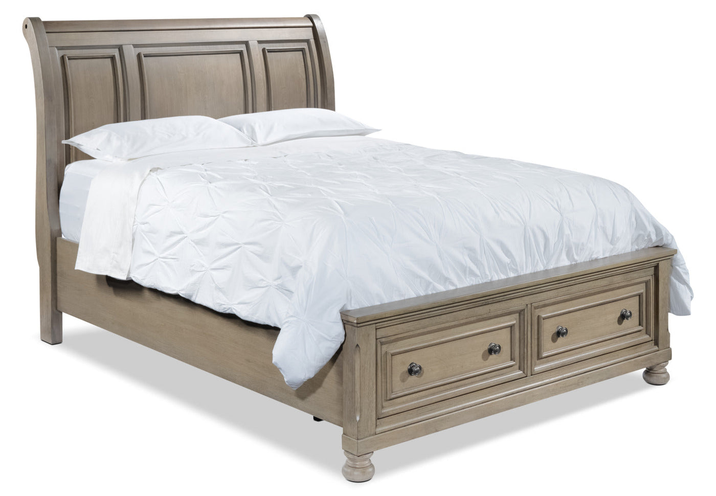 Windchester 6-Piece King Storage Bedroom Set - Grey