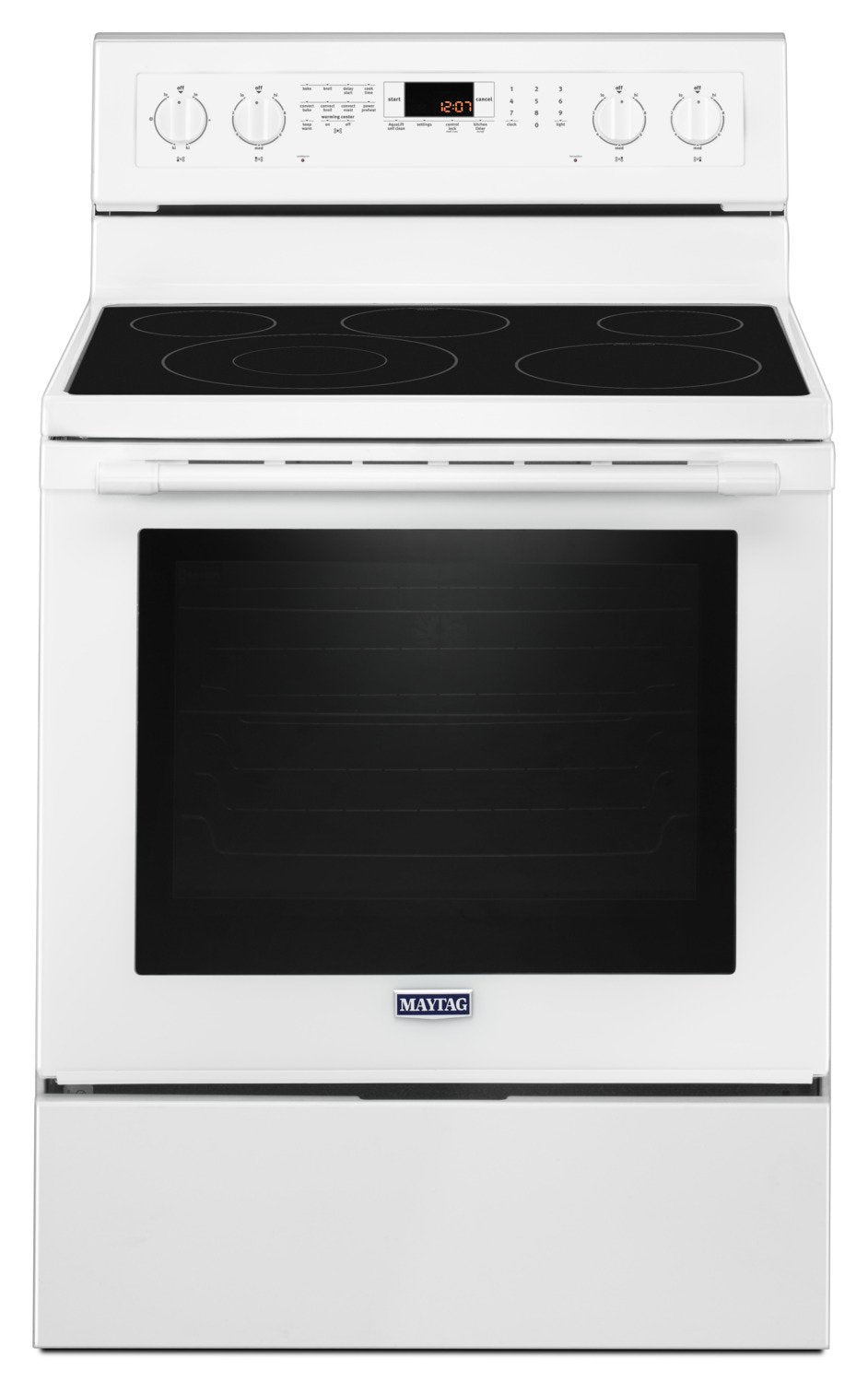 Maytag White Freestanding Electric Convection Range (6.4 Cu. Ft.) - YMER8800FW