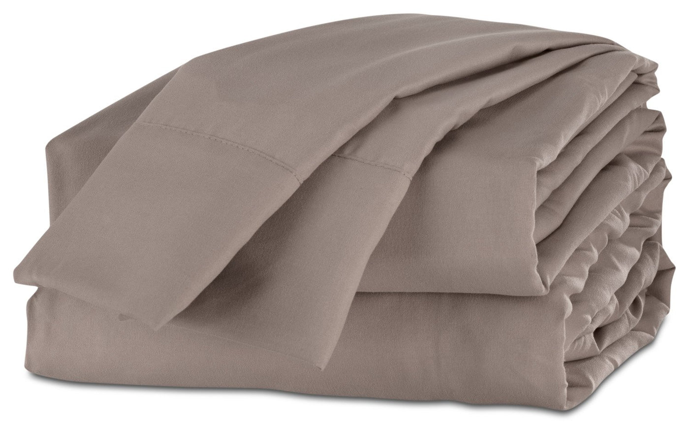 Acadia Queen Sheet Set - Taupe
