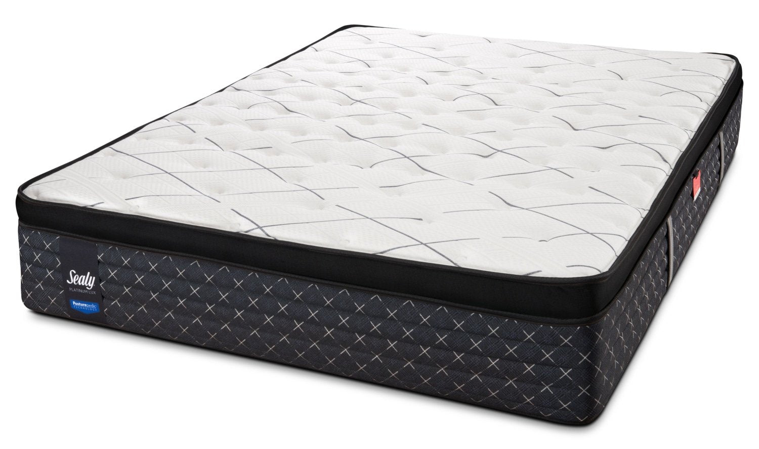 Sealy Ethos Firm King Mattress and Split Low-Profile Boxspring Set