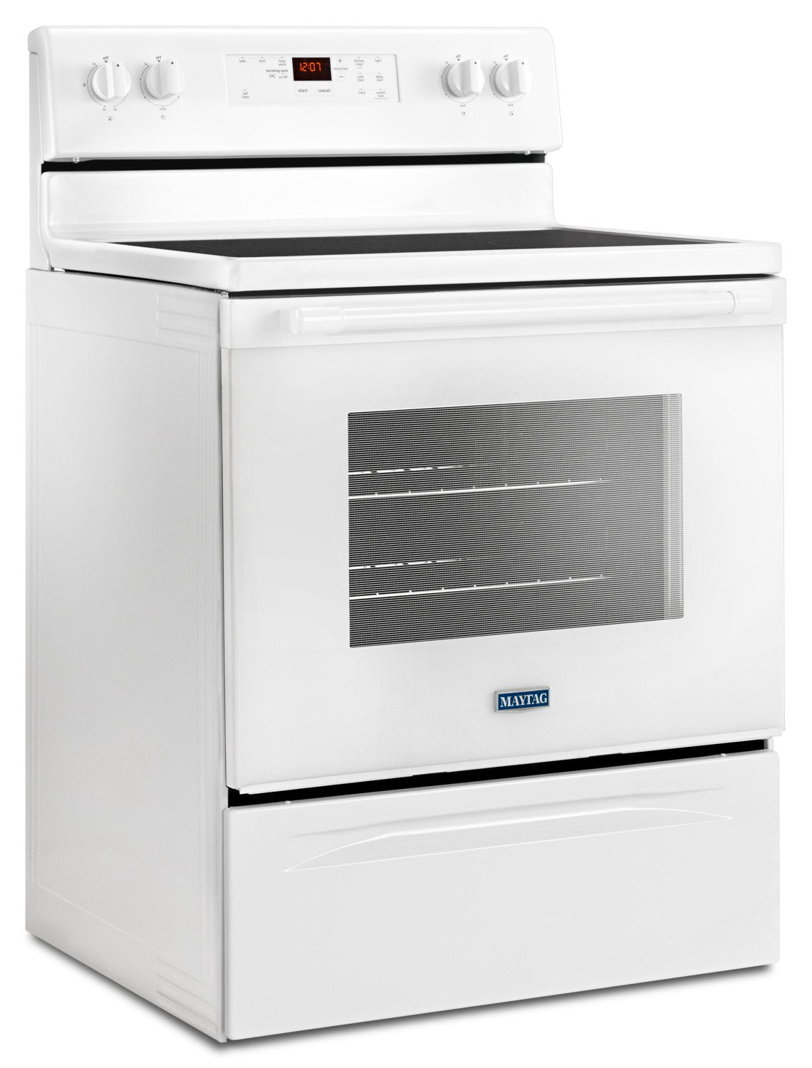 Maytag White Freestanding Electric Range (5.3 Cu. Ft.) - YMER6600FW