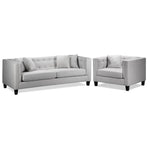 Astin Sofa and Chair and a Half - Grey