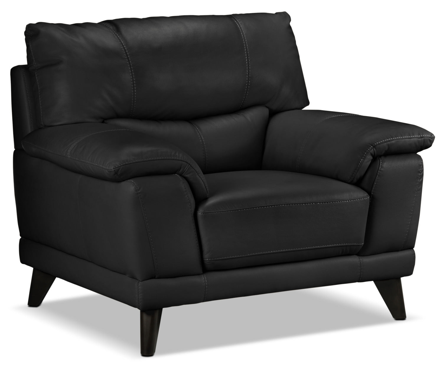 Braylon Sofa, Loveseat and Chair Set - Classic Black