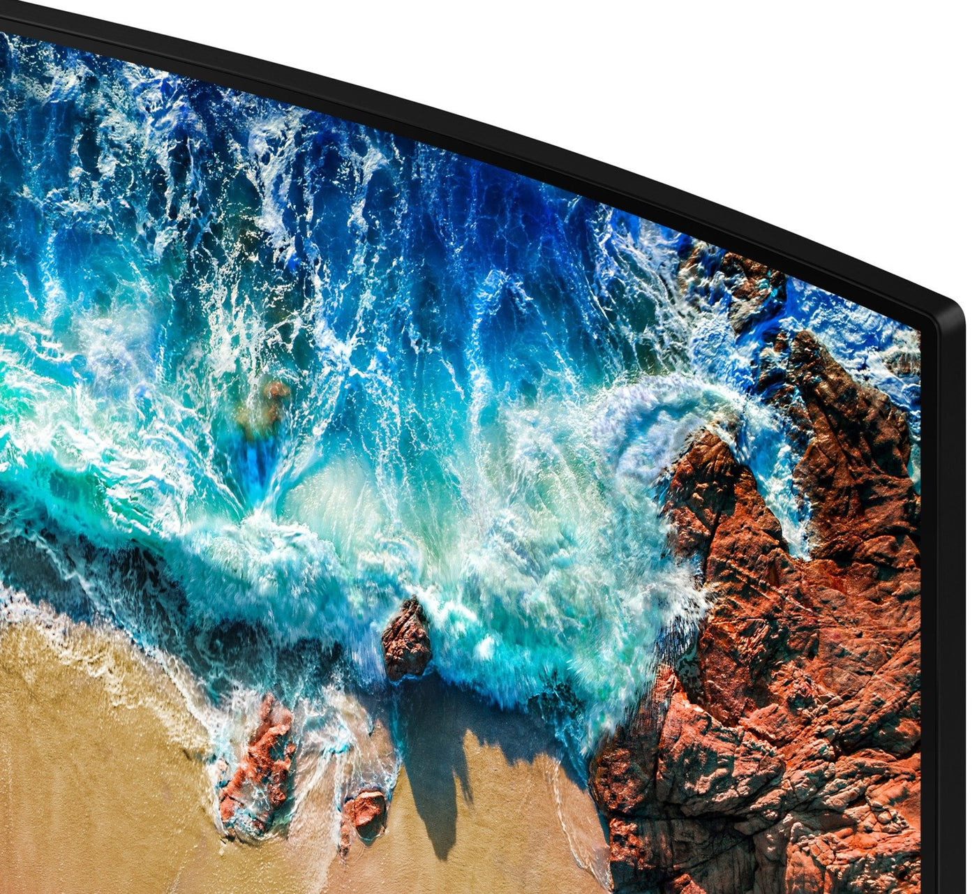 Samsung 55" 4K CURVED HDR 240 MR SMART LED TV - UN55NU8500FXZC