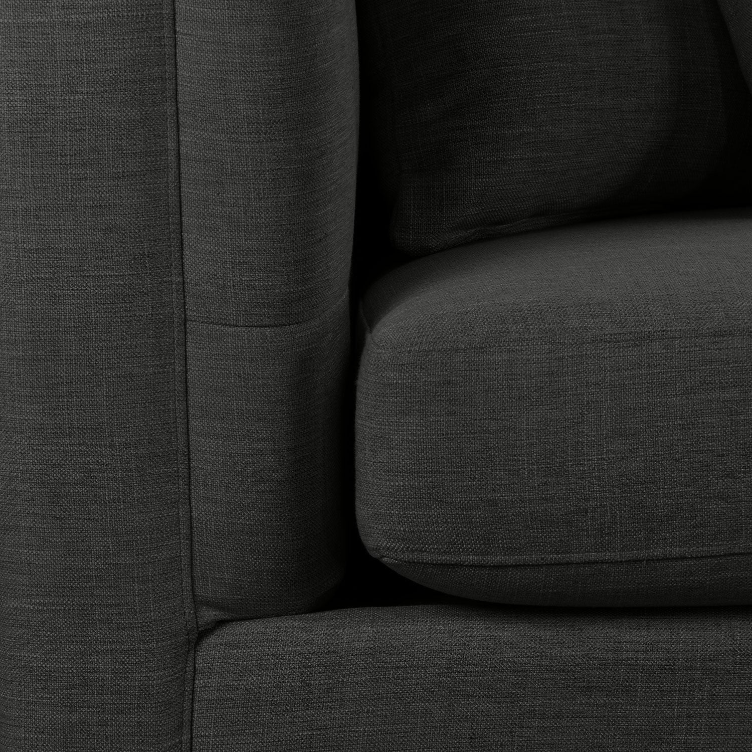 Astin Sofa, Loveseat and Chair and a Half Set - Dark Grey
