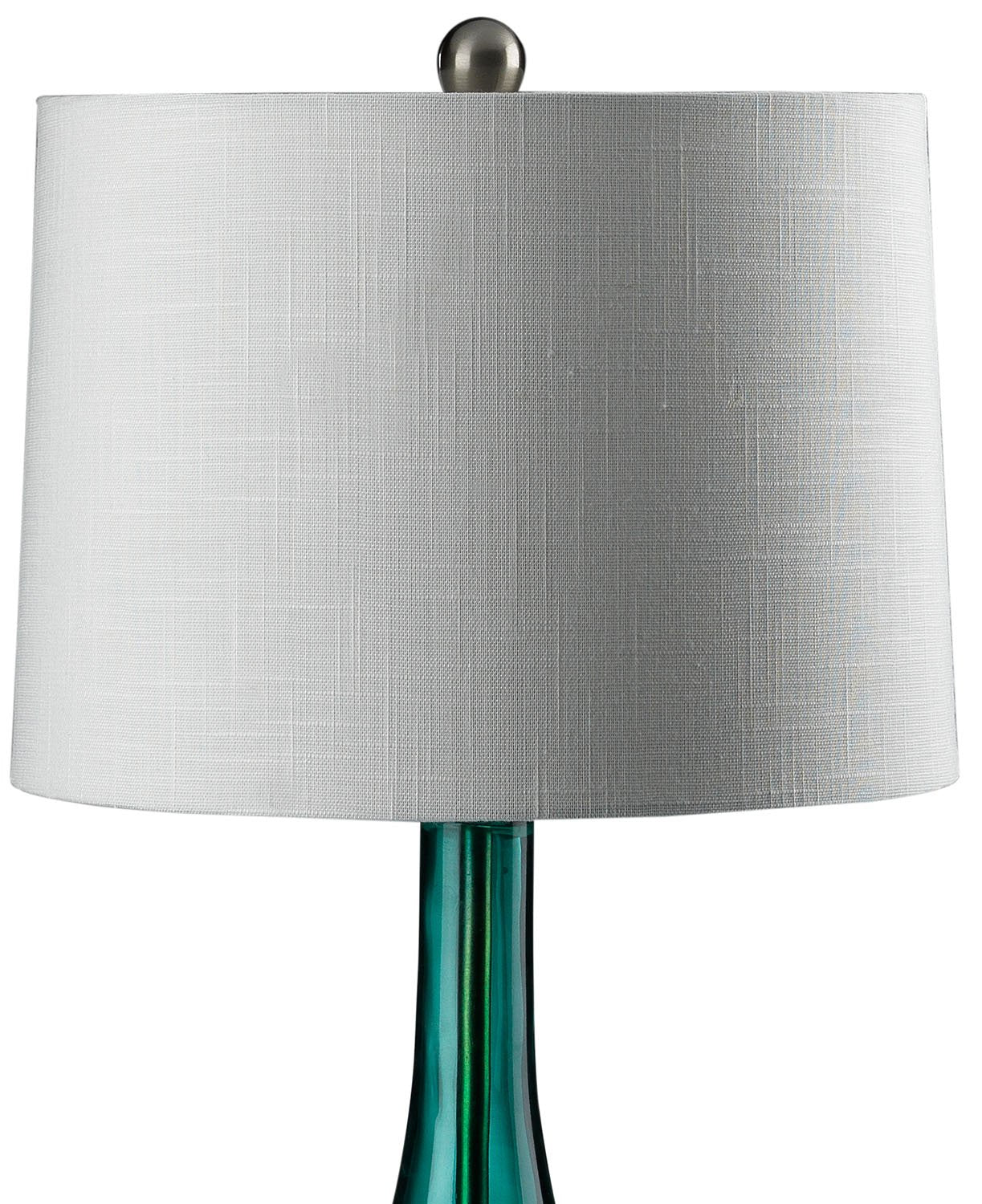 Jeanie 27" Table Lamp - Blue Glass