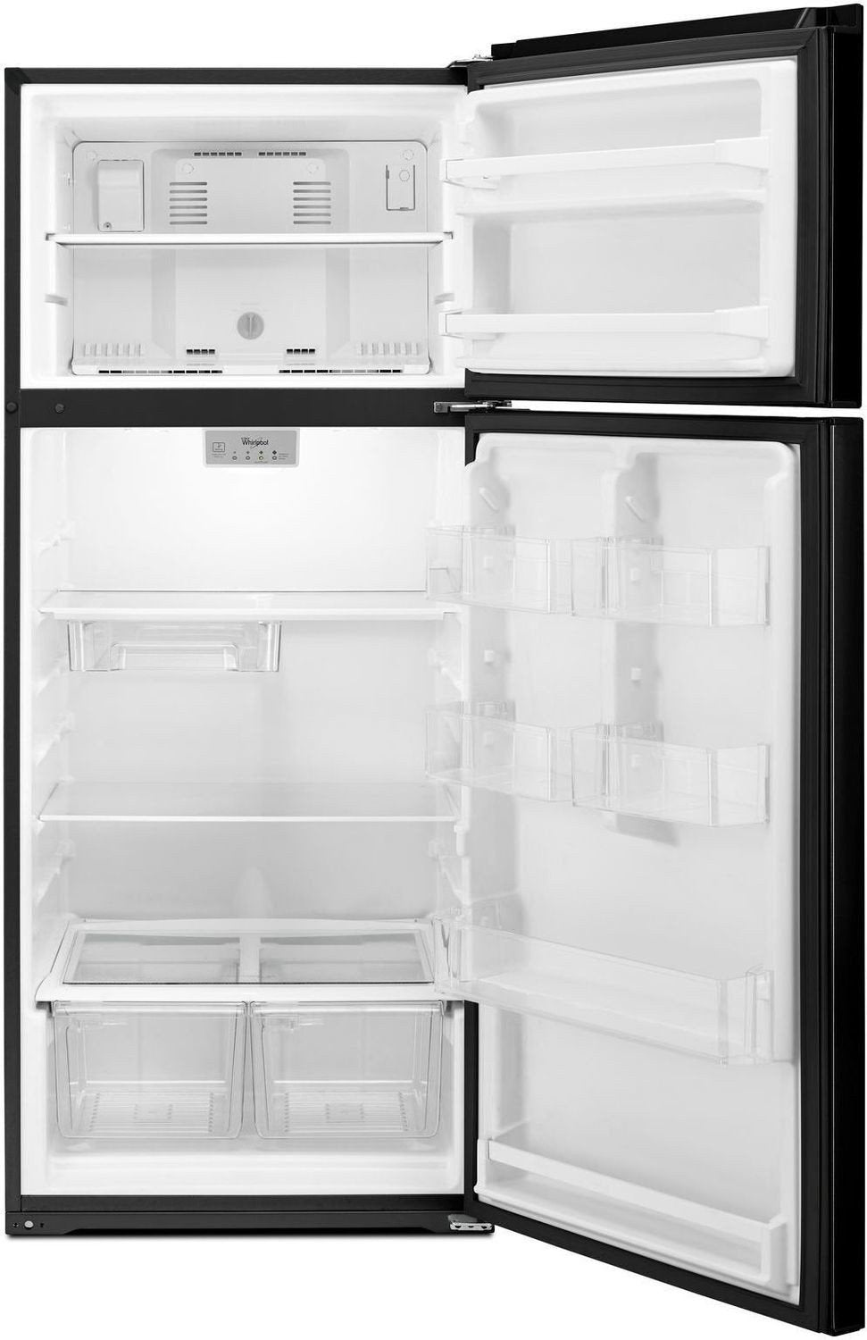 Whirlpool Black Top-Freezer Refrigerator (18 Cu. Ft.) - WRT518SZFB