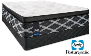 Sealy Mastery Hybrid Plush Queen Mattress and Boxspring Set