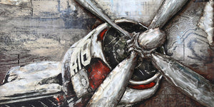 Fly Rider Metal Canvas Painting (60" X 30")